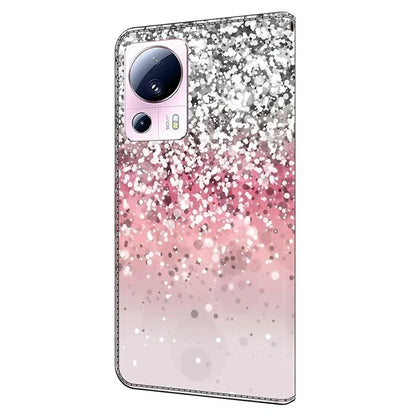 For Xiaomi 13 Lite / Civi 2 5G Wallet Case 3D Pattern Printing Leather Shockproof Phone Cover