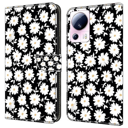 For Xiaomi 13 Lite / Civi 2 5G Wallet Case 3D Pattern Printing Leather Shockproof Phone Cover