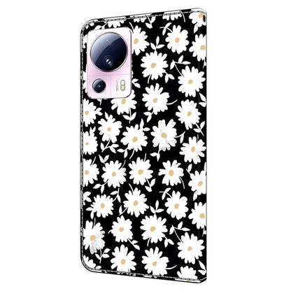For Xiaomi 13 Lite / Civi 2 5G Wallet Case 3D Pattern Printing Leather Shockproof Phone Cover