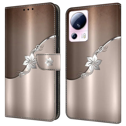For Xiaomi 13 Lite / Civi 2 5G Wallet Case 3D Pattern Printing Leather Shockproof Phone Cover
