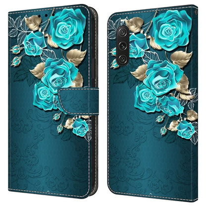 For Sony Xperia 10 V Protective Case 3D Pattern Printing Leather Wallet Phone Cover