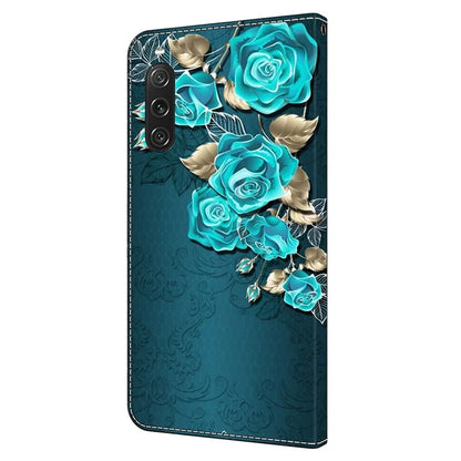 For Sony Xperia 10 V Protective Case 3D Pattern Printing Leather Wallet Phone Cover