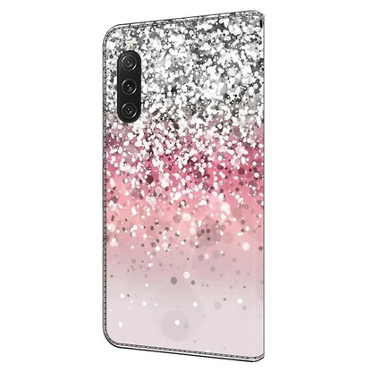 For Sony Xperia 10 V Protective Case 3D Pattern Printing Leather Wallet Phone Cover