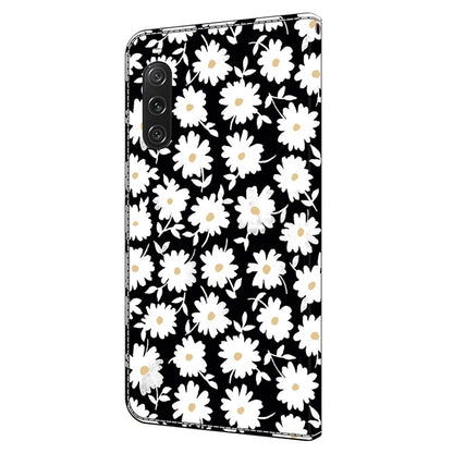 For Sony Xperia 10 V Protective Case 3D Pattern Printing Leather Wallet Phone Cover