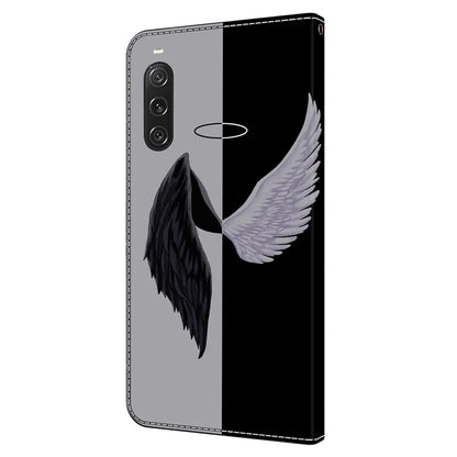For Sony Xperia 10 V Protective Case 3D Pattern Printing Leather Wallet Phone Cover