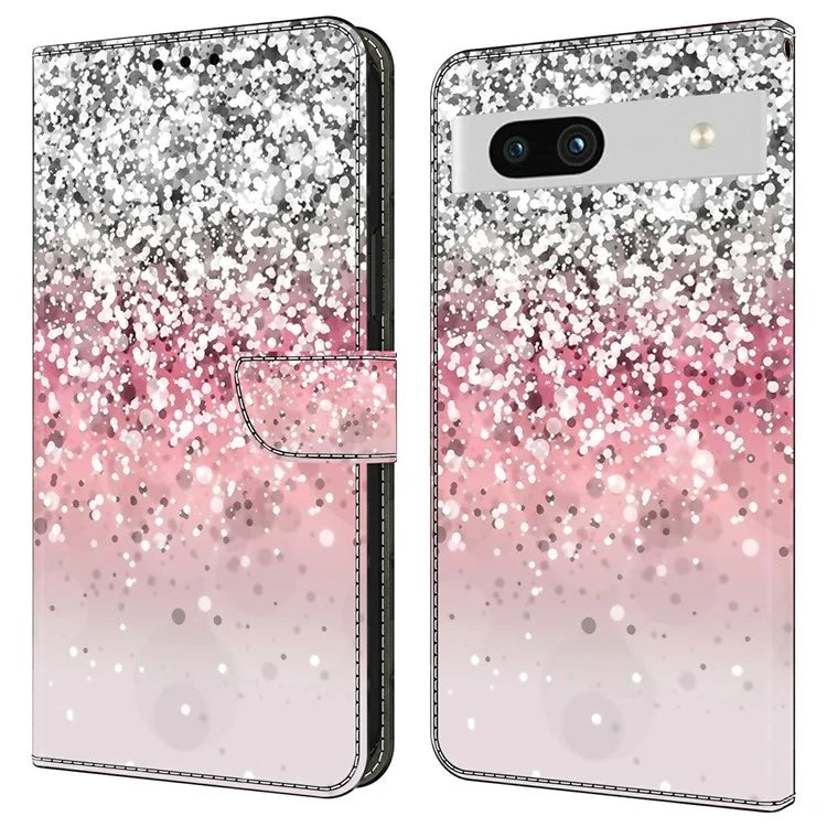 Anti-Drop Leather Flip Cover for Google Pixel 7a Case Shockproof Wallet Phone Case