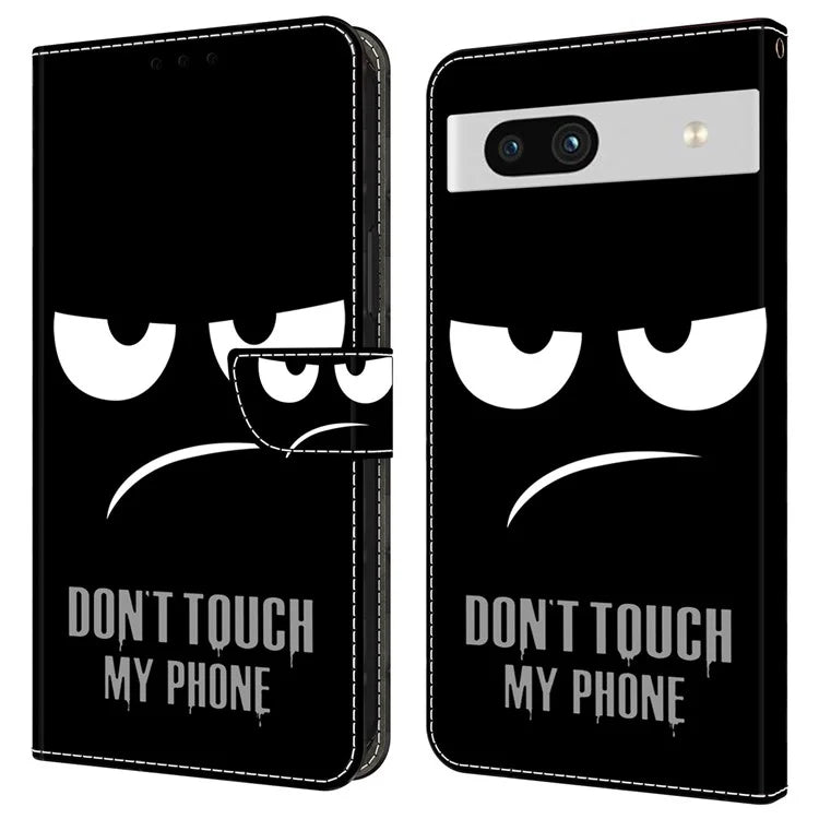 Anti-Drop Leather Flip Cover for Google Pixel 7a Case Shockproof Wallet Phone Case