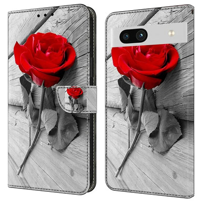 Anti-Drop Leather Flip Cover for Google Pixel 7a Case Shockproof Wallet Phone Case