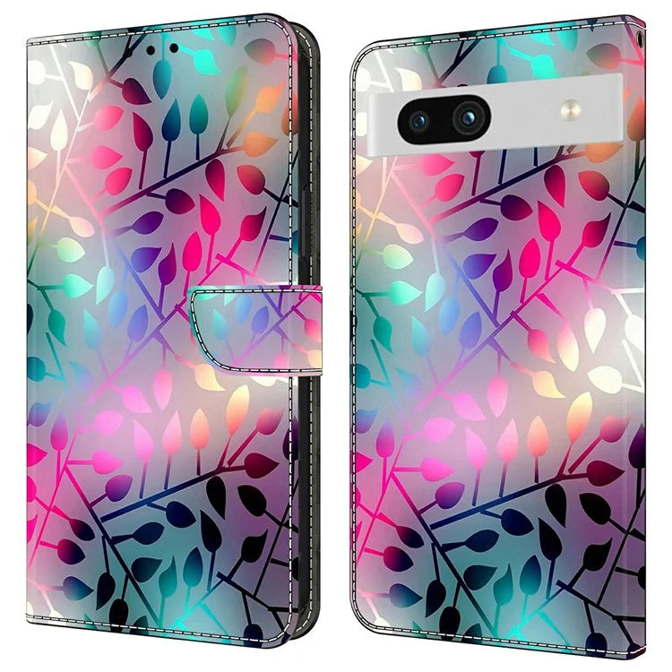 Anti-Drop Leather Flip Cover for Google Pixel 7a Case Shockproof Wallet Phone Case