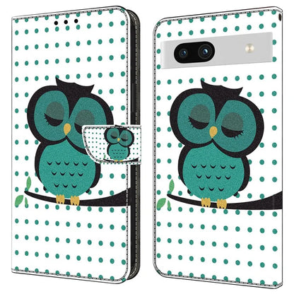 Anti-Drop Leather Flip Cover for Google Pixel 7a Case Shockproof Wallet Phone Case