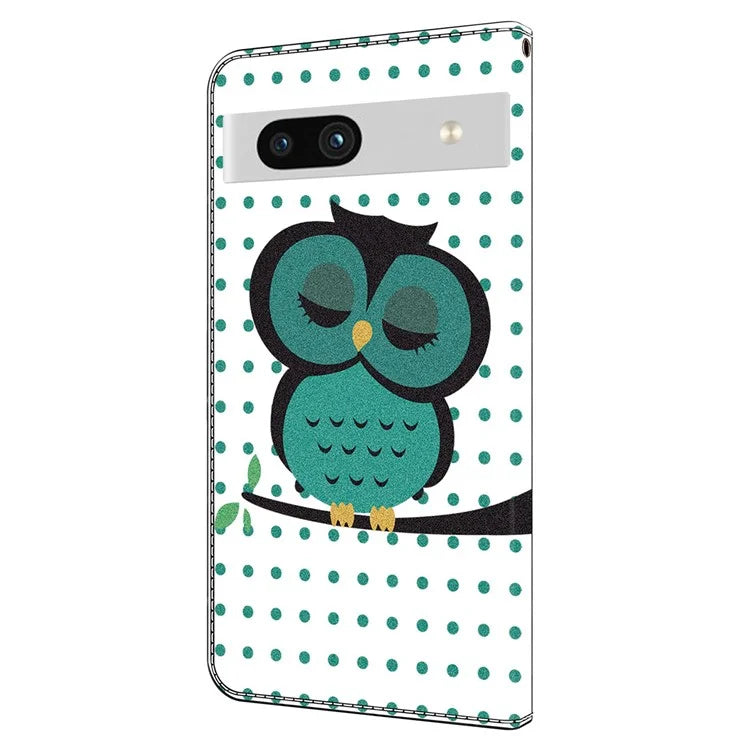 Anti-Drop Leather Flip Cover for Google Pixel 7a Case Shockproof Wallet Phone Case