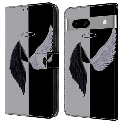 Anti-Drop Leather Flip Cover for Google Pixel 7a Case Shockproof Wallet Phone Case