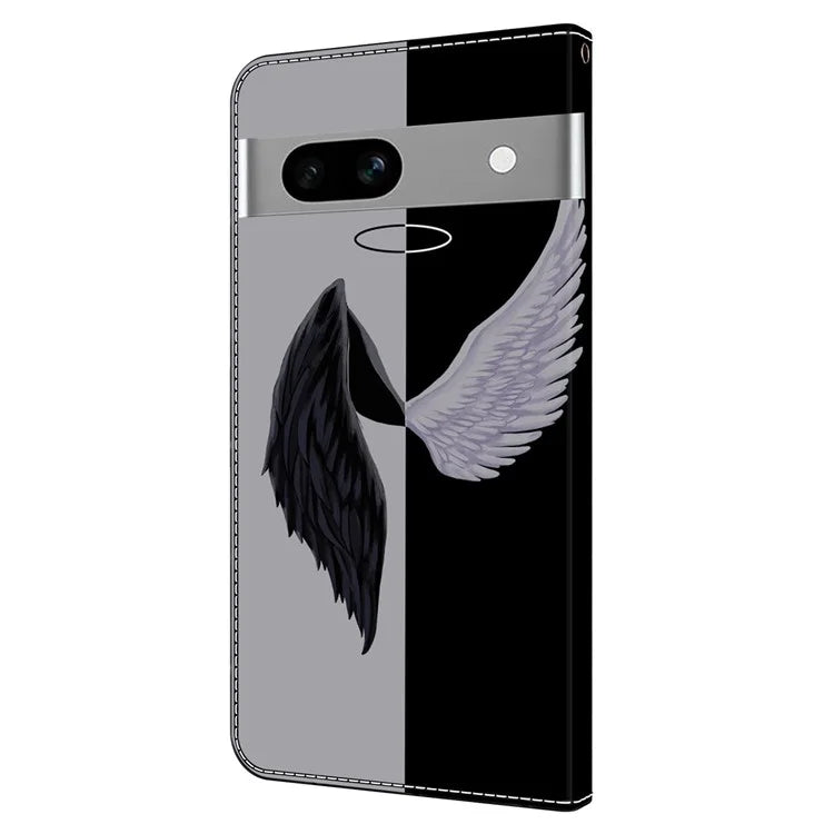 Anti-Drop Leather Flip Cover for Google Pixel 7a Case Shockproof Wallet Phone Case