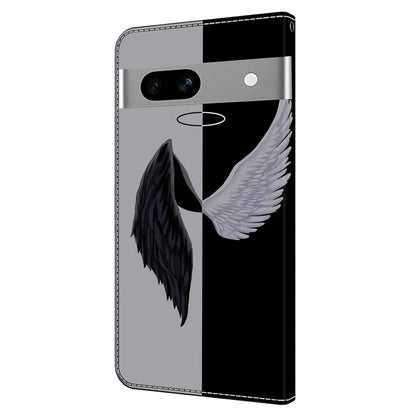 Anti-Drop Leather Flip Cover for Google Pixel 7a Case Shockproof Wallet Phone Case