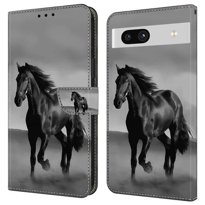 Anti-Drop Leather Flip Cover for Google Pixel 7a Case Shockproof Wallet Phone Case