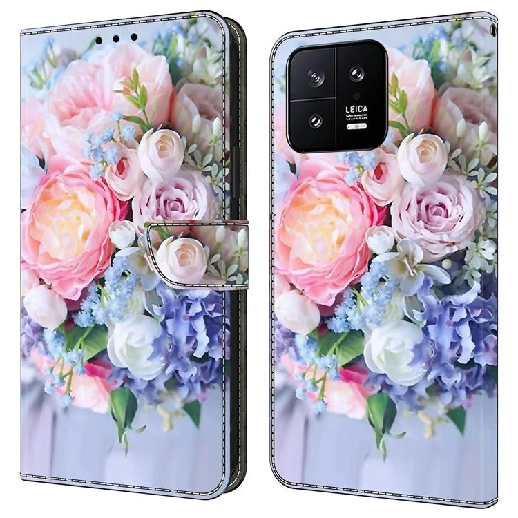 Shockproof Leather Flip Cover for Xiaomi 13 Case Anti-Drop Wallet Phone Case