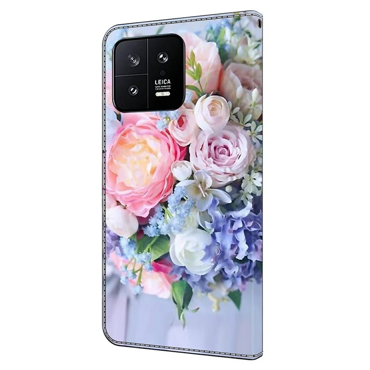 Shockproof Leather Flip Cover for Xiaomi 13 Case Anti-Drop Wallet Phone Case