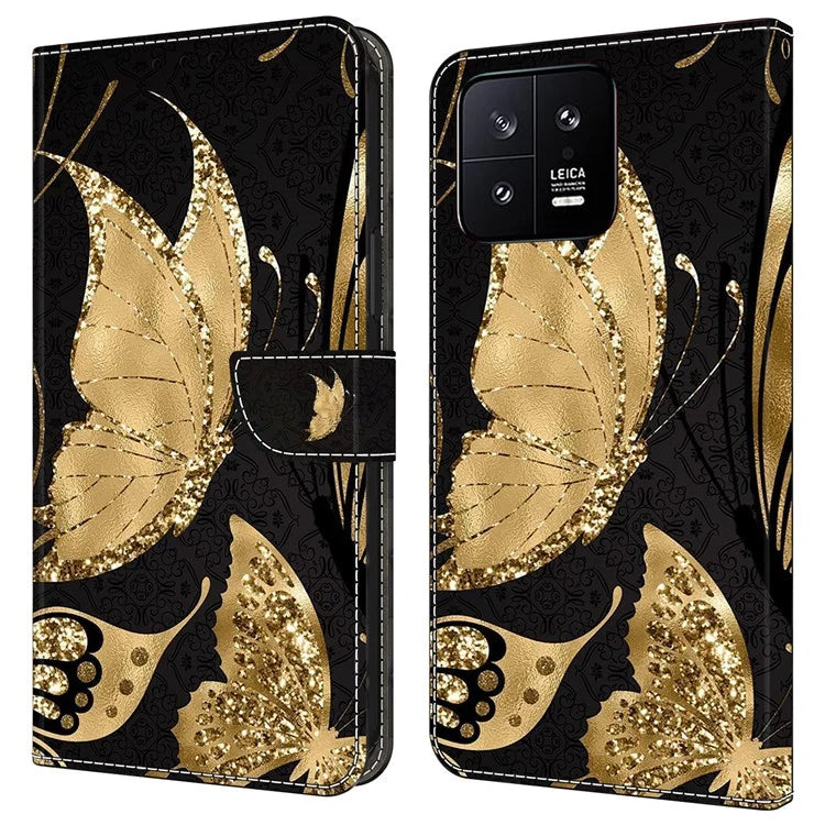 Shockproof Leather Flip Cover for Xiaomi 13 Case Anti-Drop Wallet Phone Case