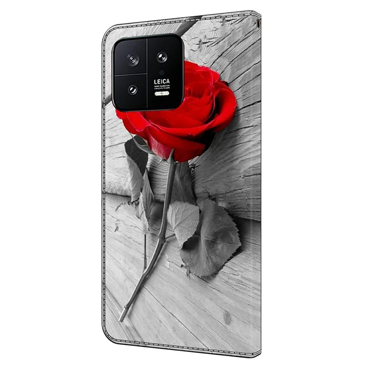 Shockproof Leather Flip Cover for Xiaomi 13 Case Anti-Drop Wallet Phone Case