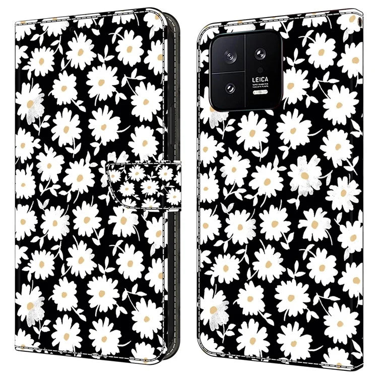 Shockproof Leather Flip Cover for Xiaomi 13 Case Anti-Drop Wallet Phone Case