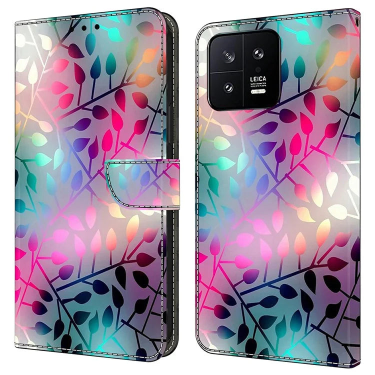Shockproof Leather Flip Cover for Xiaomi 13 Case Anti-Drop Wallet Phone Case