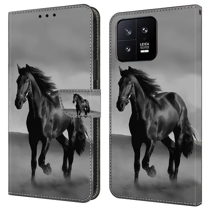 Shockproof Leather Flip Cover for Xiaomi 13 Case Anti-Drop Wallet Phone Case