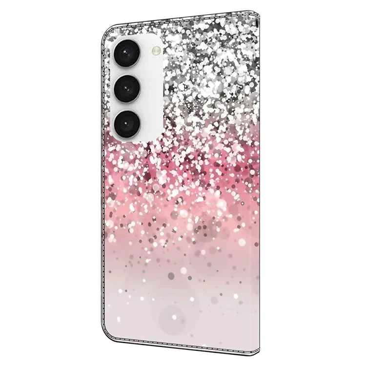 Shockproof Case for Samsung Galaxy S23 Case Pattern Printing Leather Flip Cover with Wallet