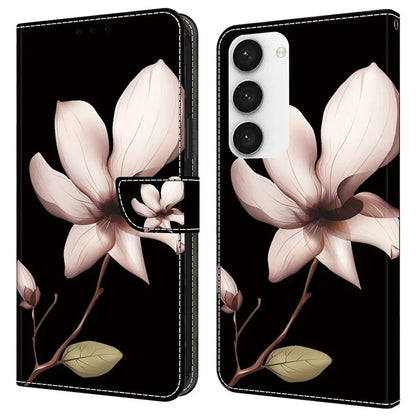 Shockproof Case for Samsung Galaxy S23 Case Pattern Printing Leather Flip Cover with Wallet