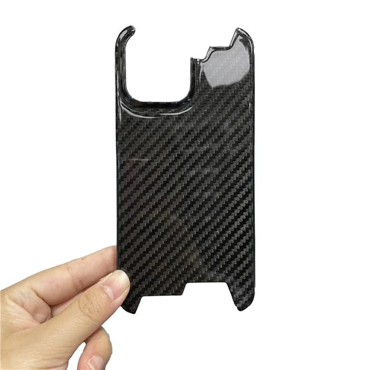 For iPhone 14 Pro Max Case 1500D Coarse Texture Aramid Fiber Irregular Phone Cover