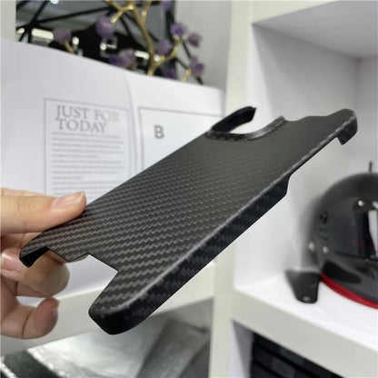 For iPhone 14 Pro Max Case 1500D Coarse Texture Aramid Fiber Irregular Phone Cover