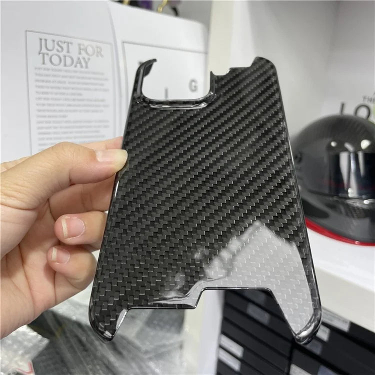 For iPhone 15 Pro Max Case 1500D Coarse Texture Aramid Fiber Phone Cover