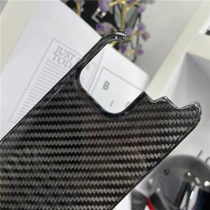 For iPhone 15 Pro Max Case 1500D Coarse Texture Aramid Fiber Phone Cover