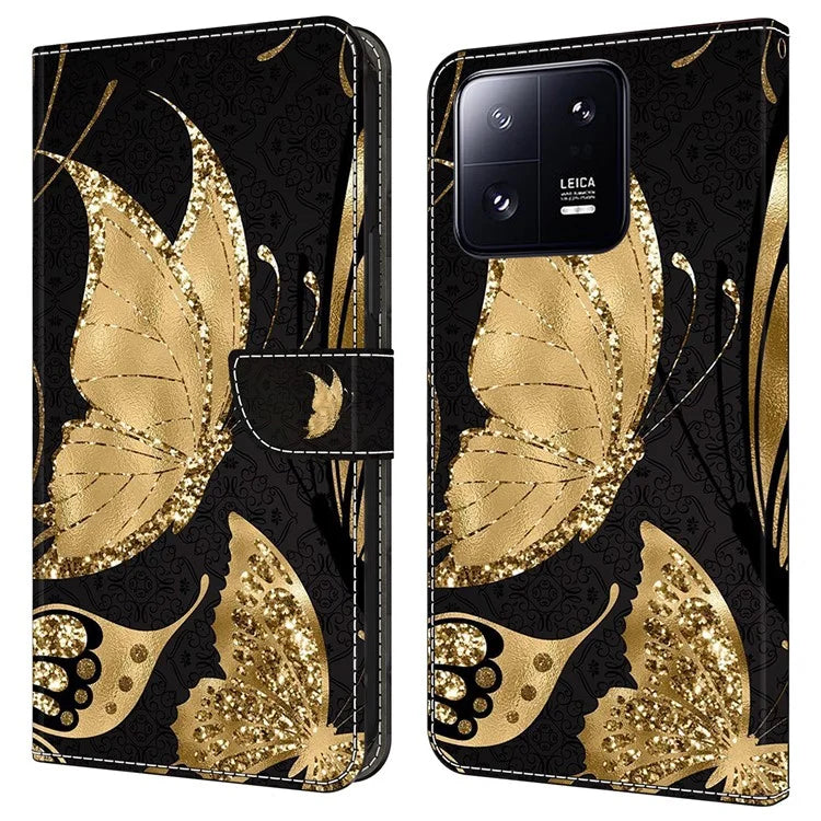 Wallet Case for Xiaomi 13 Pro 5G Case Pattern Printing Leather Flip Phone Cover