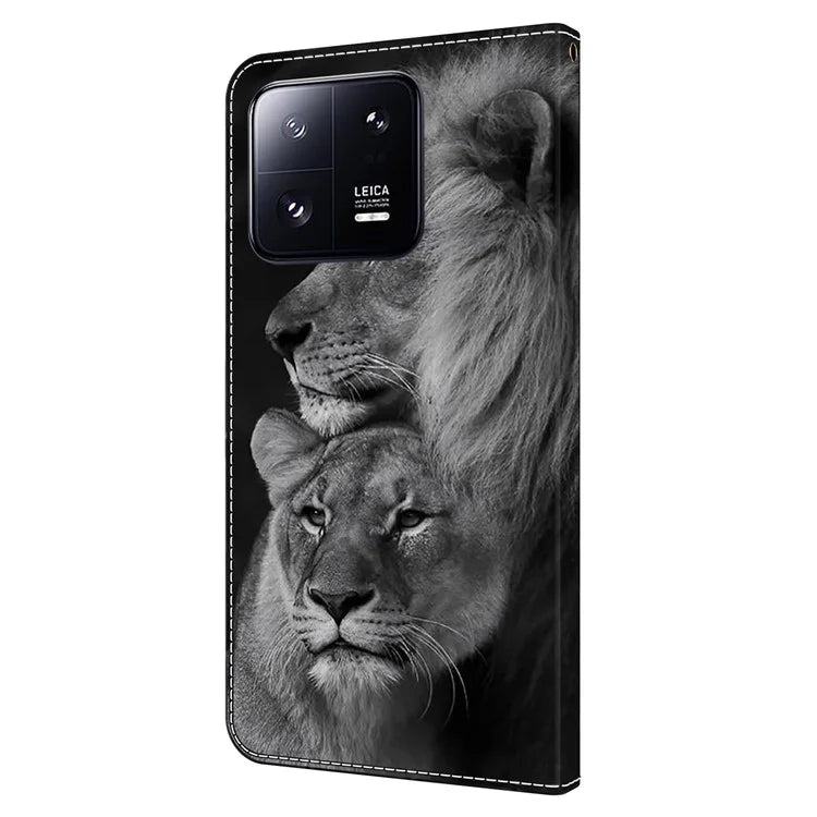 Wallet Case for Xiaomi 13 Pro 5G Case Pattern Printing Leather Flip Phone Cover