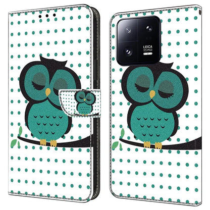 Wallet Case for Xiaomi 13 Pro 5G Case Pattern Printing Leather Flip Phone Cover