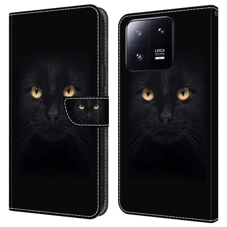 Wallet Case for Xiaomi 13 Pro 5G Case Pattern Printing Leather Flip Phone Cover