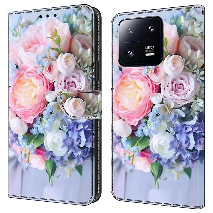 Wallet Case for Xiaomi 13 Pro 5G Case Pattern Printing Leather Flip Phone Cover