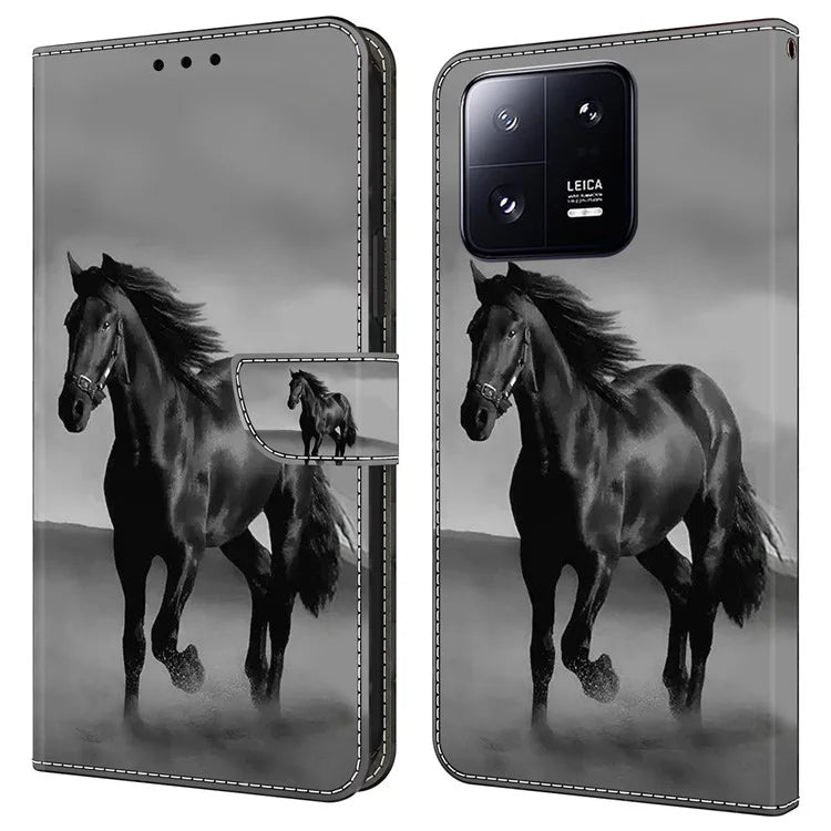 Wallet Case for Xiaomi 13 Pro 5G Case Pattern Printing Leather Flip Phone Cover