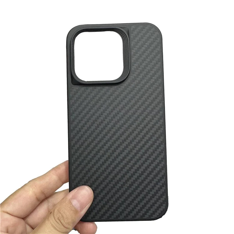 For iPhone 15 Pro Max Case Compatible with MagSafe Shockproof Aramid Fiber Phone Cover, Black