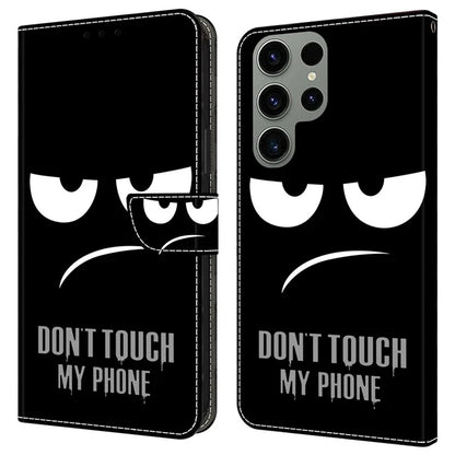 For Samsung Galaxy S23 Ultra Case Protective Wallet Phone Case with Stand