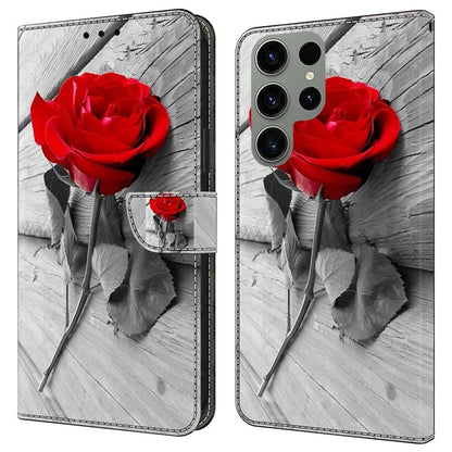 For Samsung Galaxy S23 Ultra Case Protective Wallet Phone Case with Stand