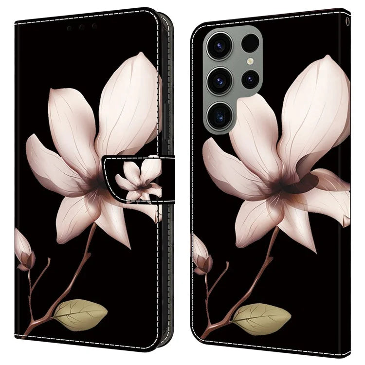 For Samsung Galaxy S23 Ultra Case Protective Wallet Phone Case with Stand