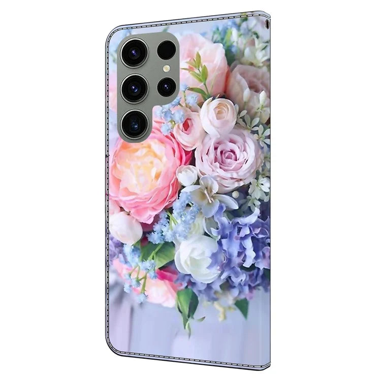 For Samsung Galaxy S23 Ultra Case Protective Wallet Phone Case with Stand