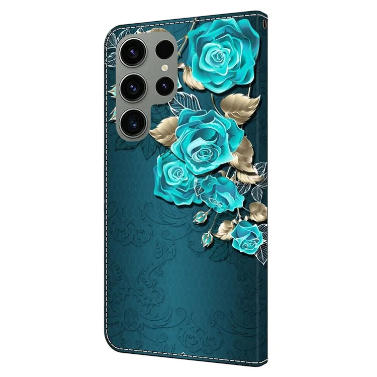 For Samsung Galaxy S23 Ultra Case Protective Wallet Phone Case with Stand