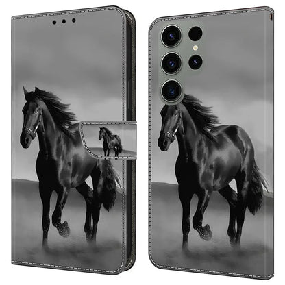 For Samsung Galaxy S23 Ultra Case Protective Wallet Phone Case with Stand
