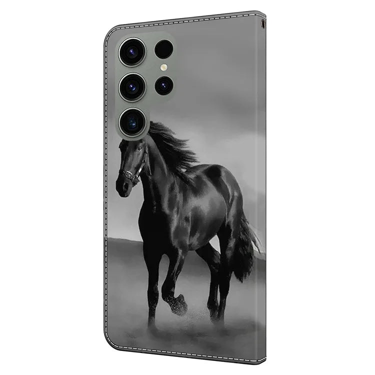 For Samsung Galaxy S23 Ultra Case Protective Wallet Phone Case with Stand
