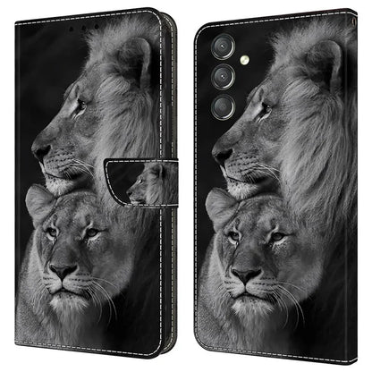 For Samsung Galaxy A24 4G (162.1 x 77.6 x 8.3mm) Case Shockproof Wallet Phone Cover