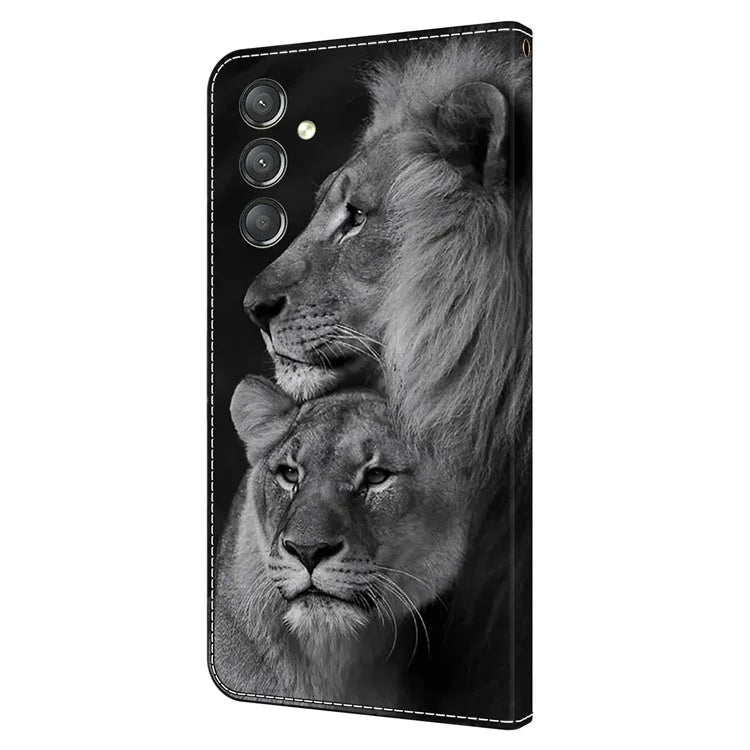 For Samsung Galaxy A24 4G (162.1 x 77.6 x 8.3mm) Case Shockproof Wallet Phone Cover