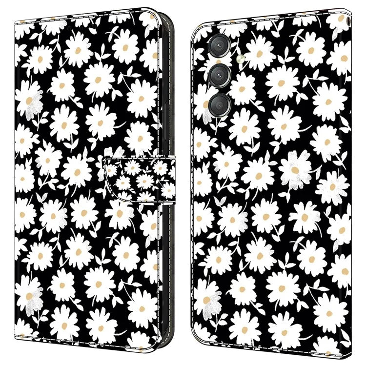 For Samsung Galaxy A24 4G (162.1 x 77.6 x 8.3mm) Case Shockproof Wallet Phone Cover
