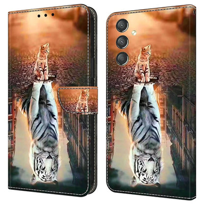 For Samsung Galaxy A24 4G (162.1 x 77.6 x 8.3mm) Case Shockproof Wallet Phone Cover